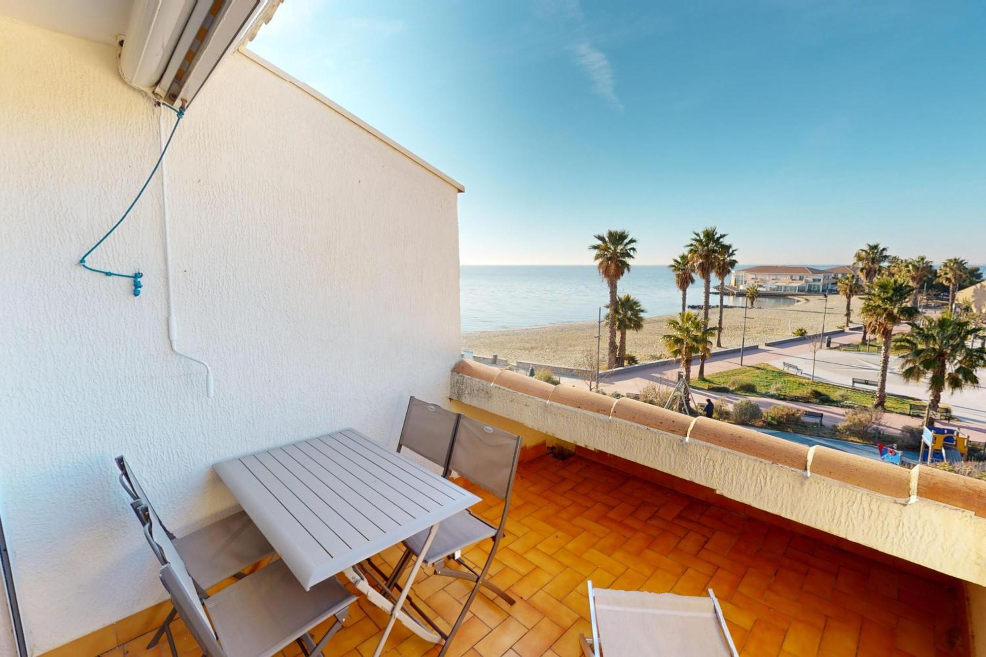 Appartement T2 Vue Plage Meze Proche Sete Eksteriør bilde