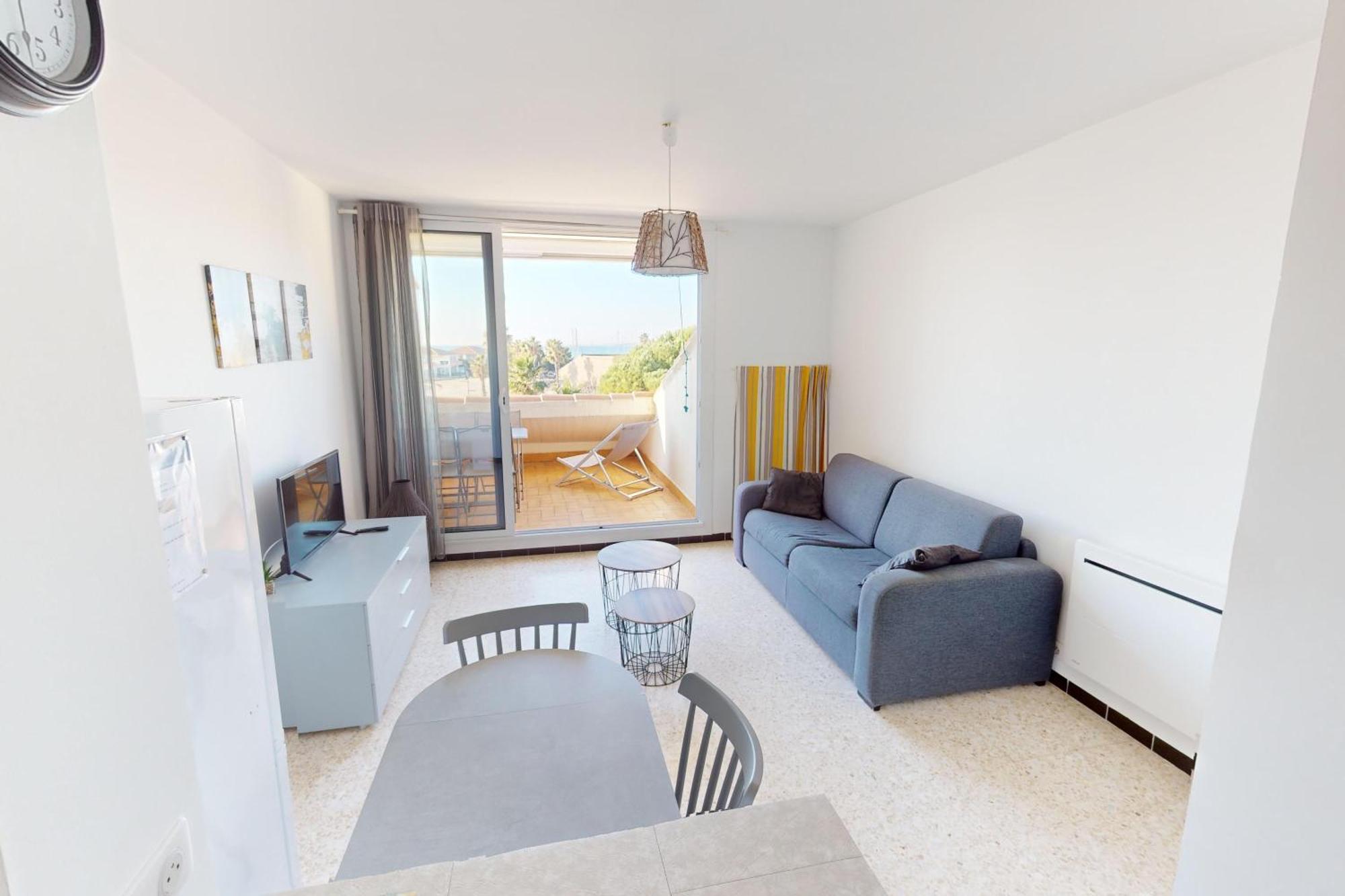 Appartement T2 Vue Plage Meze Proche Sete Eksteriør bilde