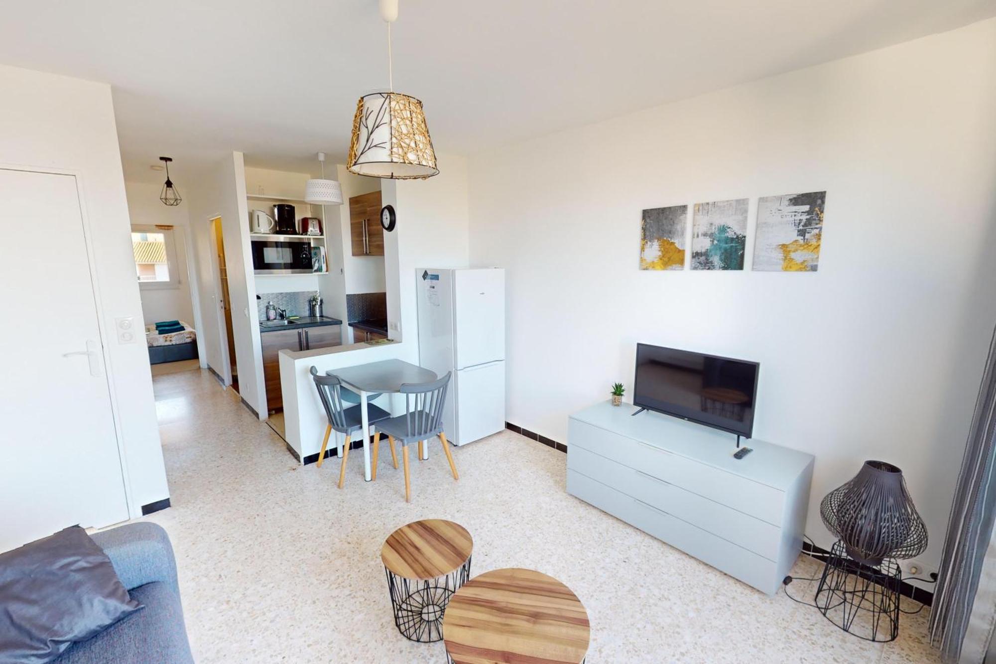 Appartement T2 Vue Plage Meze Proche Sete Eksteriør bilde